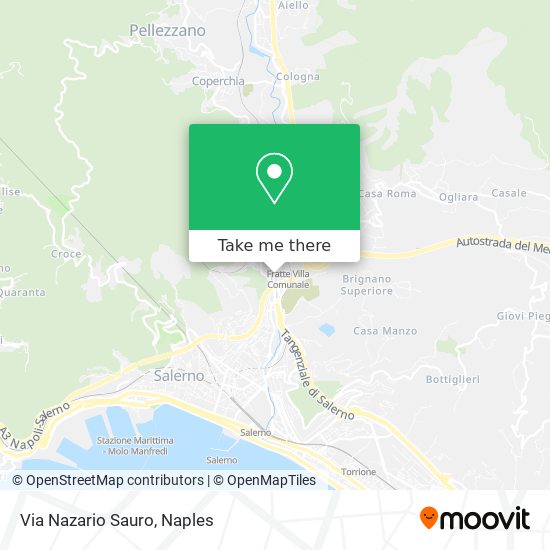 Via Nazario Sauro map