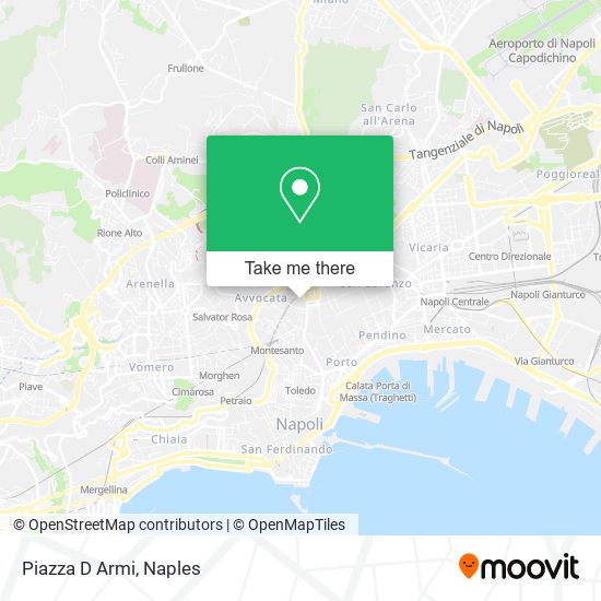 Piazza D Armi map