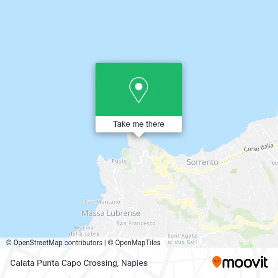Calata Punta Capo Crossing map