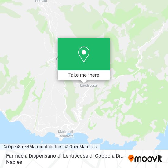 Farmacia Dispensario di Lentiscosa di Coppola Dr. map