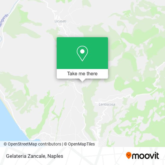 Gelateria Zancale map