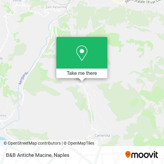 B&B Antiche Macine map