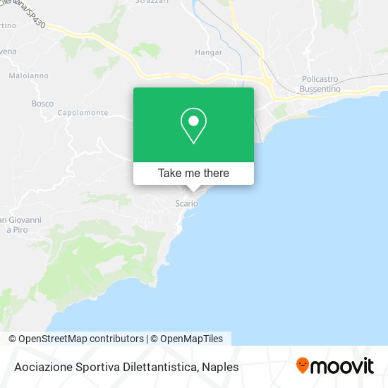 Aociazione Sportiva Dilettantistica map