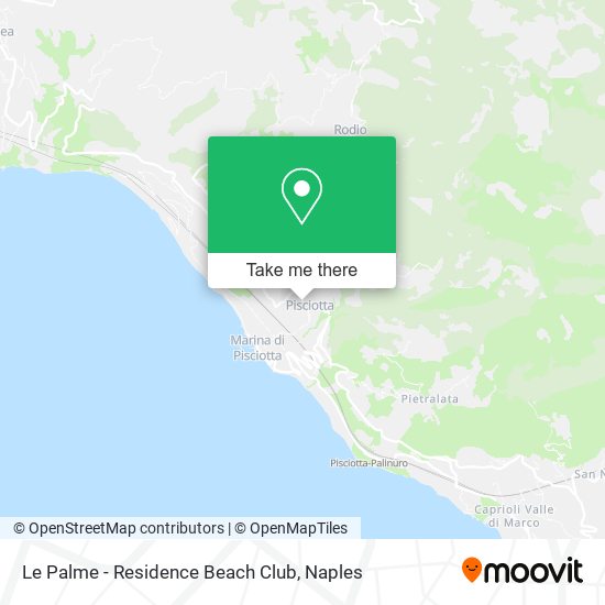 Le Palme - Residence Beach Club map