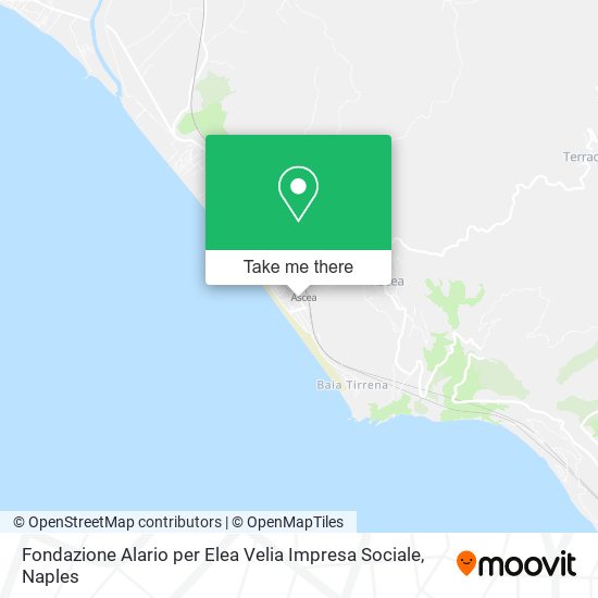 Fondazione Alario per Elea Velia Impresa Sociale map