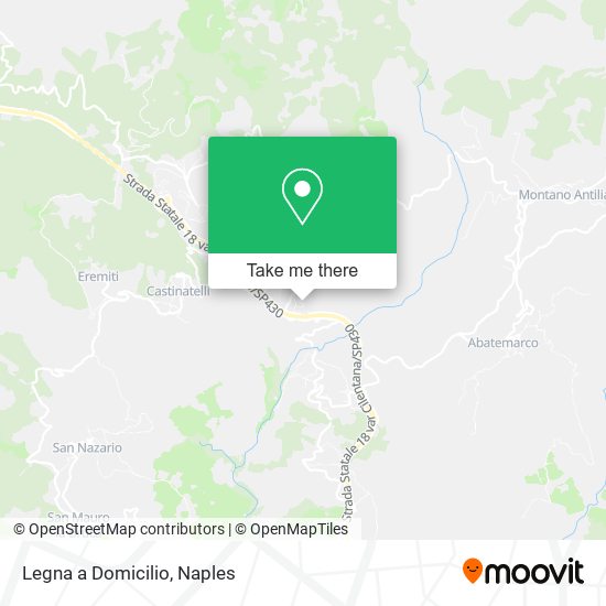 Legna a Domicilio map