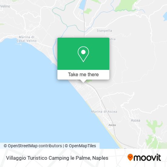 Villaggio Turistico Camping le Palme map
