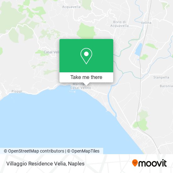 Villaggio Residence Velia map