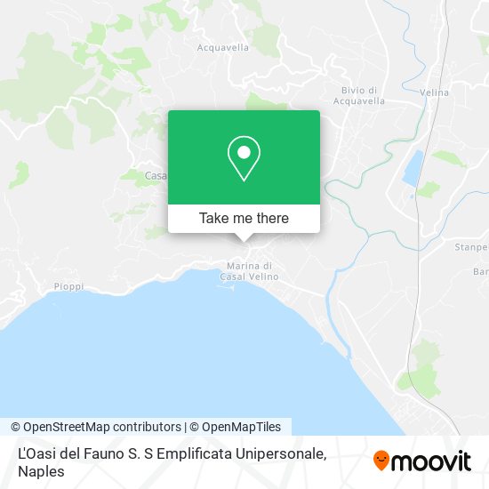 L'Oasi del Fauno S. S Emplificata Unipersonale map
