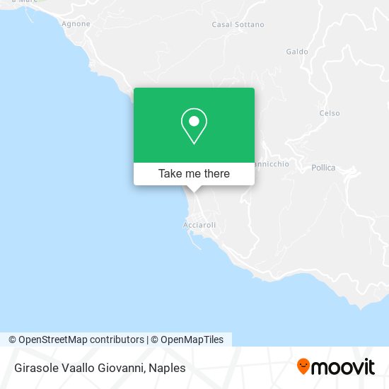 Girasole Vaallo Giovanni map