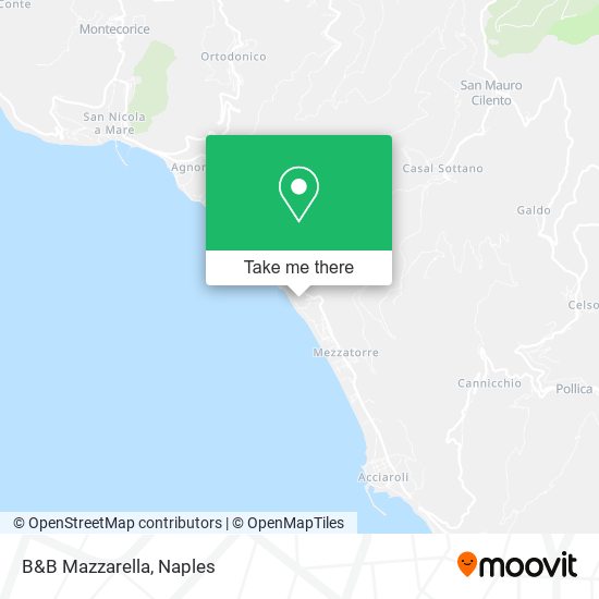 B&B Mazzarella map