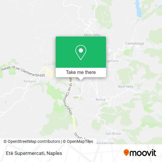Etè Supermercati map