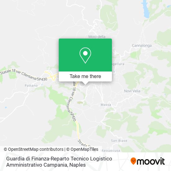 Guardia di Finanza-Reparto Tecnico Logistico Amministrativo Campania map