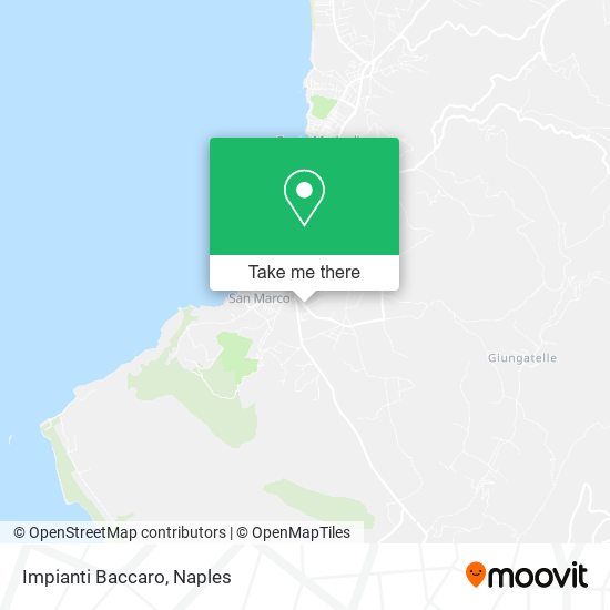 Impianti Baccaro map