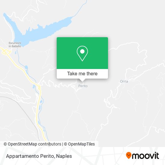 Appartamento Perito map