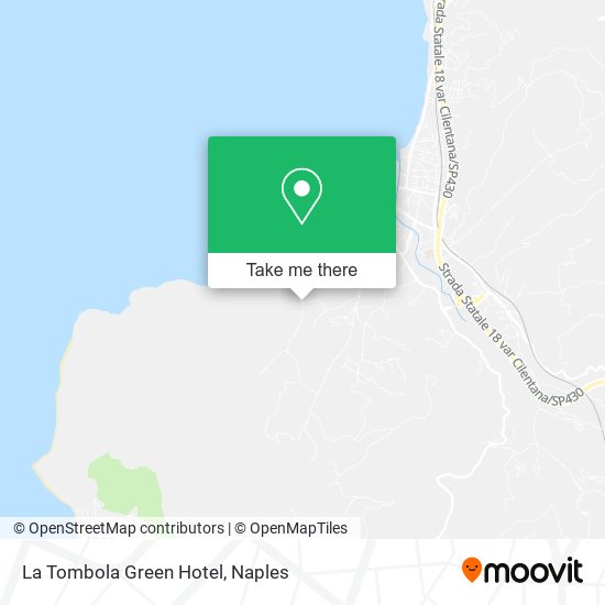 La Tombola Green Hotel map