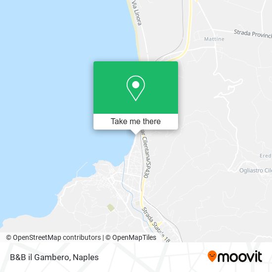 B&B il Gambero map