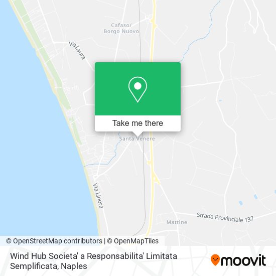 Wind Hub Societa' a Responsabilita' Limitata Semplificata map
