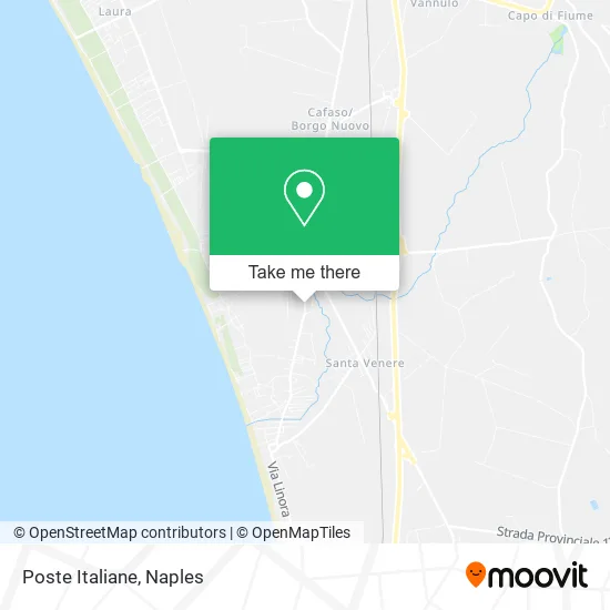 Italian Post Office map