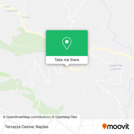 Terrazza Cesine map