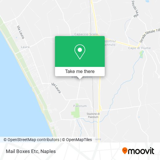 Mail Boxes Etc map
