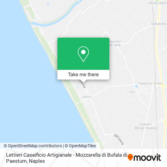 Lettieri Caseificio Artigianale - Mozzarella di Bufala di Paestum map