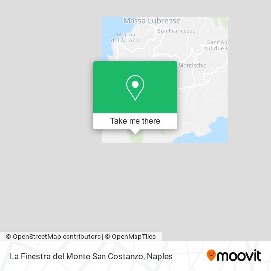 La Finestra del Monte San Costanzo map