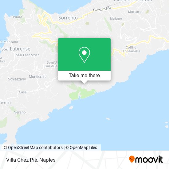 Villa Chez Piè map