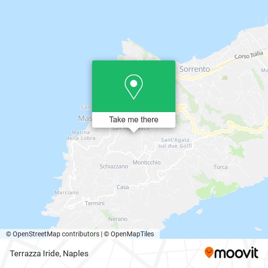 Terrazza Iride map