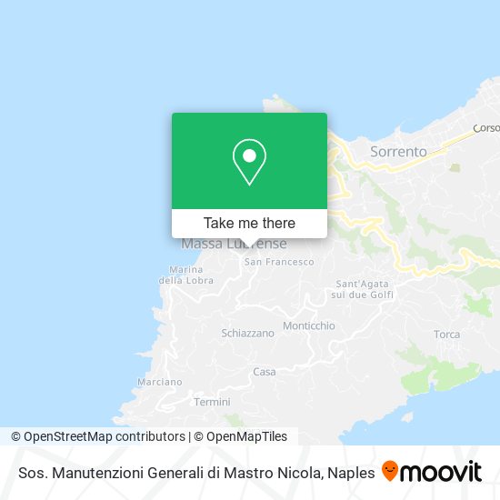 Sos. Manutenzioni Generali di Mastro Nicola map