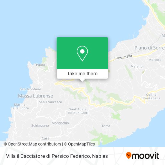 Villa il Cacciatore di Persico Federico map
