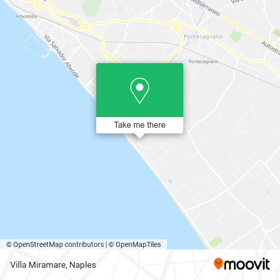 Villa Miramare map