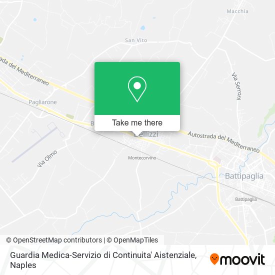 Guardia Medica-Servizio di Continuita' Aistenziale map