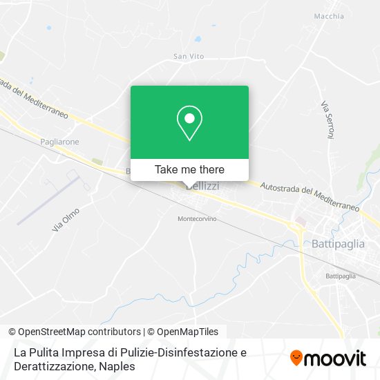 La Pulita Impresa di Pulizie-Disinfestazione e Derattizzazione map