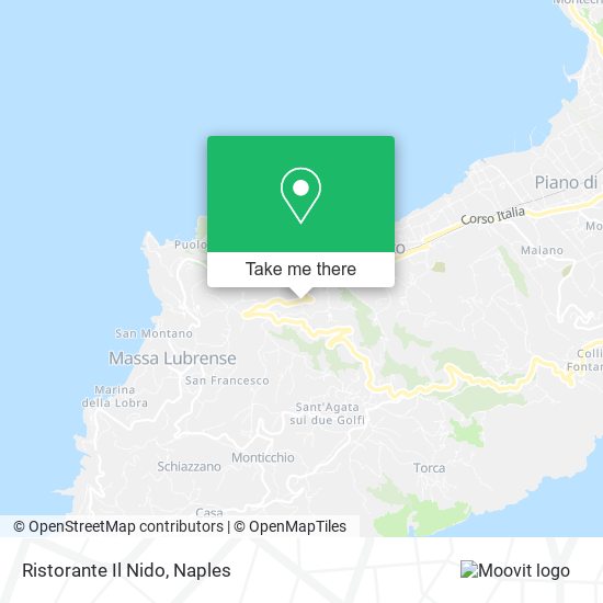 Ristorante Il Nido map