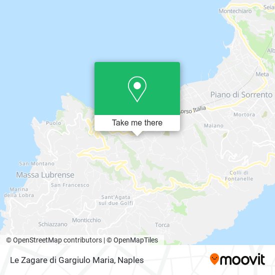 Le Zagare di Gargiulo Maria map