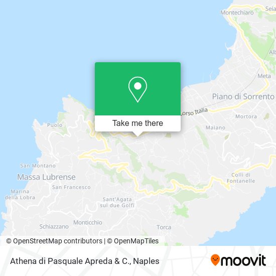 Athena di Pasquale Apreda & C. map