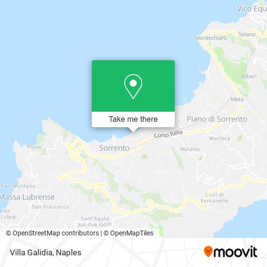 Villa Galidia map
