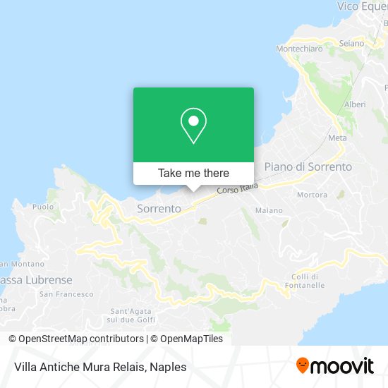 Villa Antiche Mura Relais map