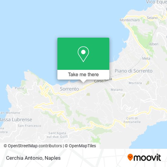 Cerchia Antonio map