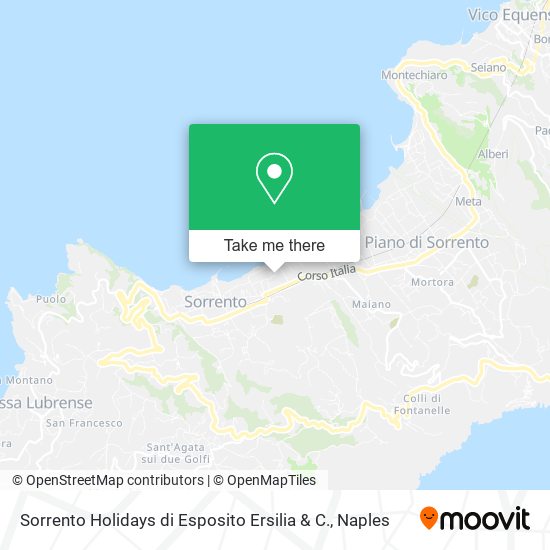 Sorrento Holidays di Esposito Ersilia & C. map