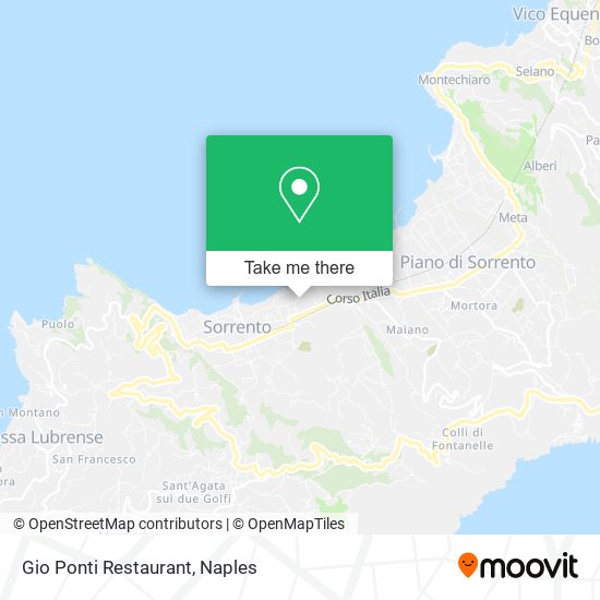 Gio Ponti Restaurant map