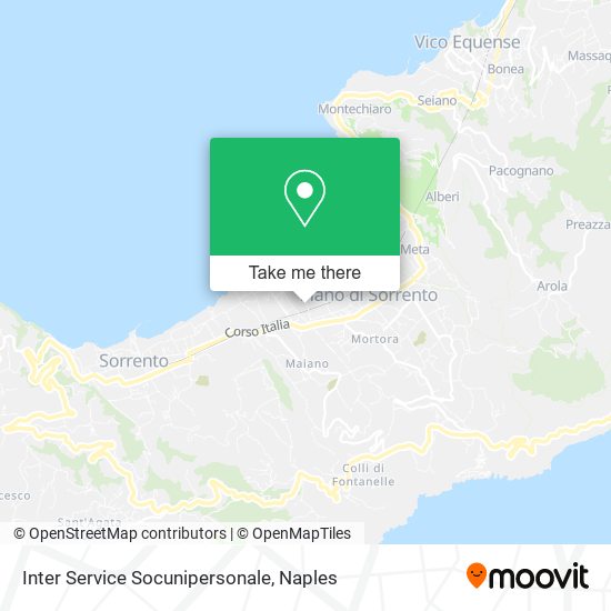 Inter Service Socunipersonale map