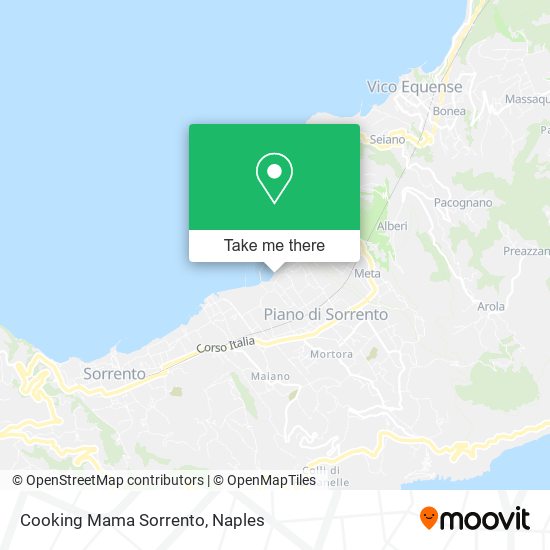 Cooking Mama Sorrento map
