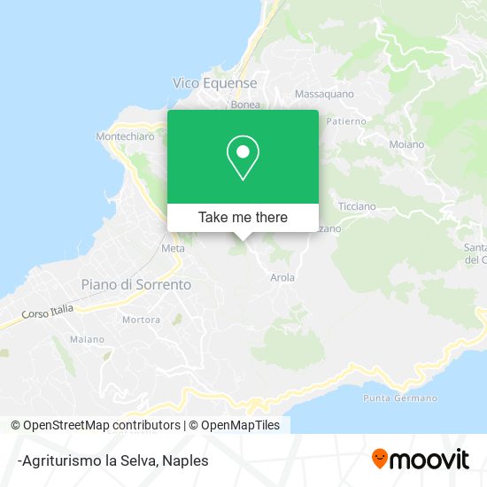 -Agriturismo la Selva map