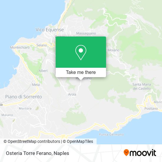 Osteria Torre Ferano map