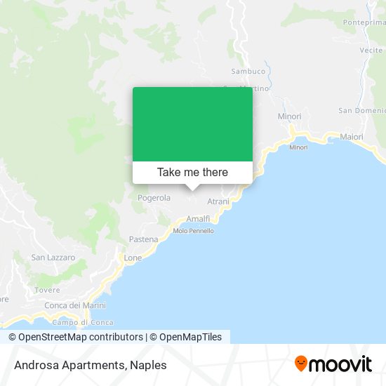 Androsa Apartments map