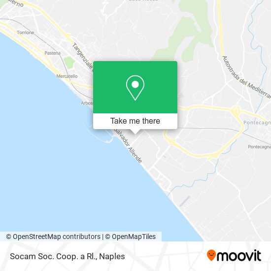 Socam Soc. Coop. a Rl. map