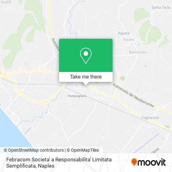 Febracom Societa' a Responsabilita' Limitata Semplificata map