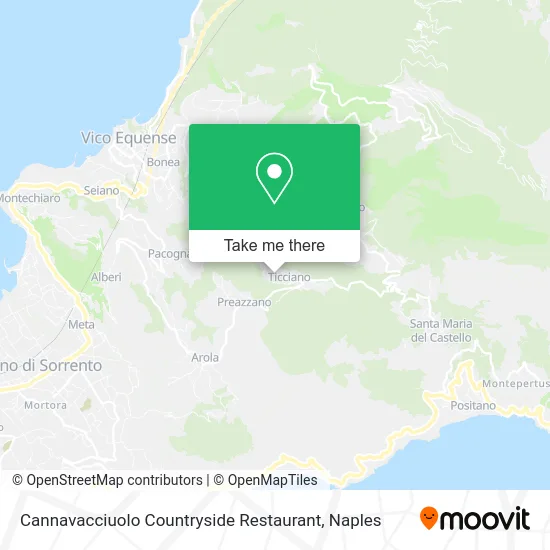 Cannavacciuolo Countryside Restaurant map